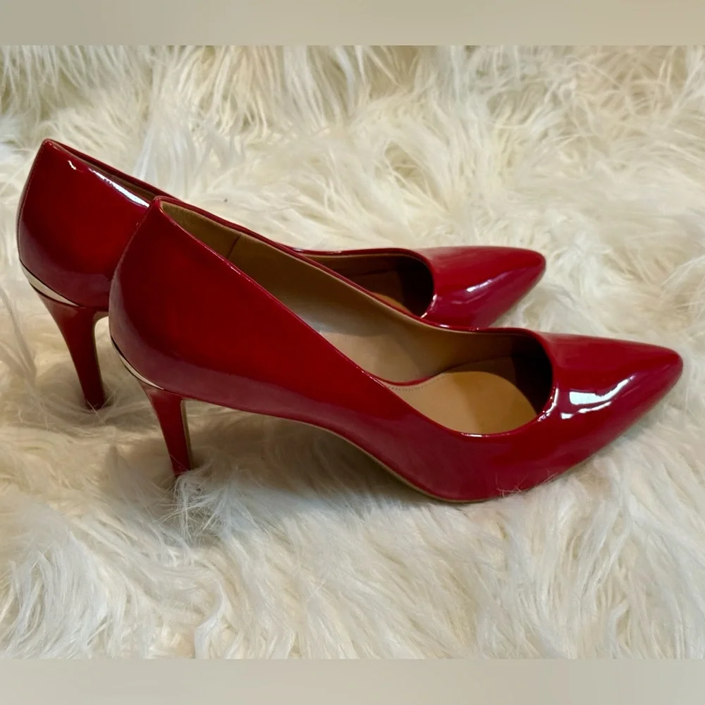 Calvin Klein Bold Red Heels - Picture 5 of 7